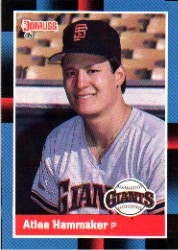 1988 Donruss Baseball Cards    450     Atlee Hammaker